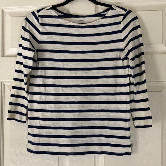 Old Navy Tops - Old Navy-Navy/White Striped Shirt